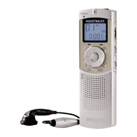 Philips Voice Tracer 7670 User manual