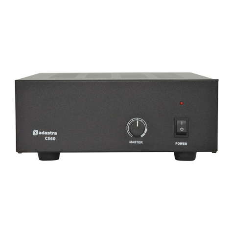 Adastra CM30 user manual