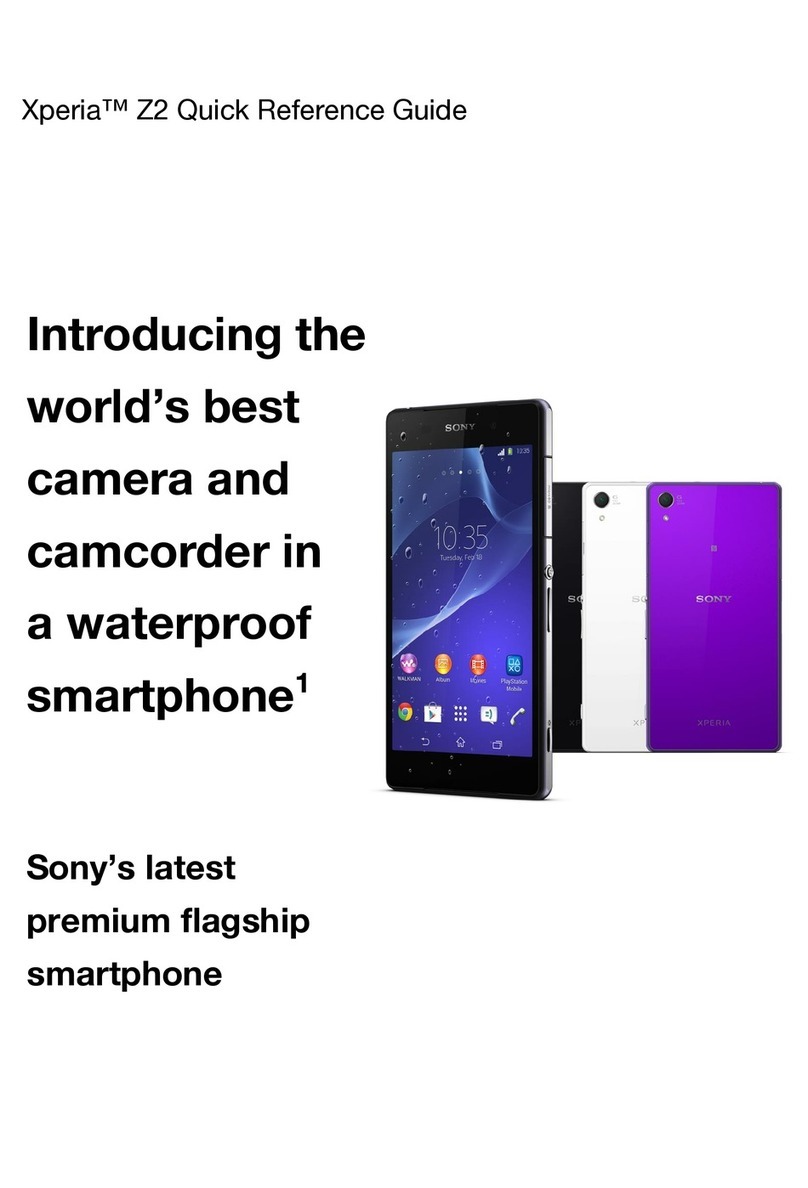 Sony Xperia Z2 Quick reference guide