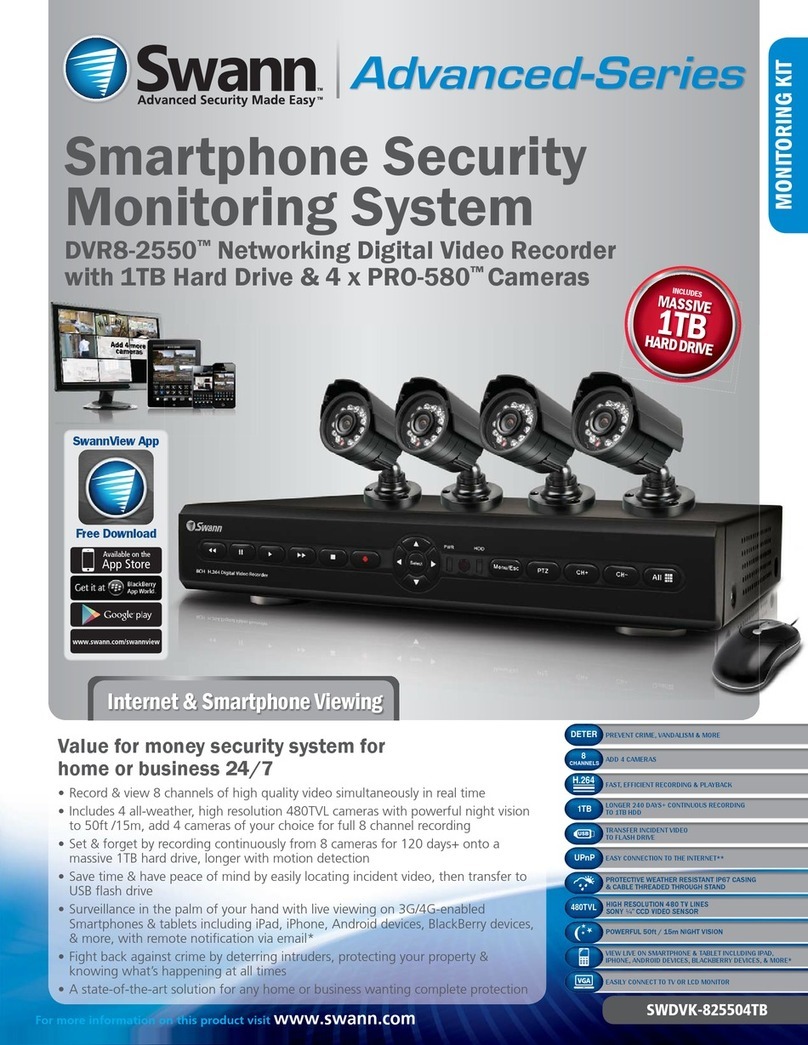 Swann Advanced SWDVK-825504TB User manual