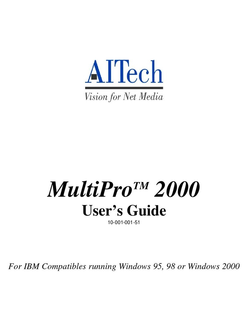 AL Tech MultiPro 2000 user guide