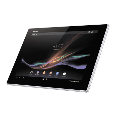 Sony Xperia Tablet Z SGP311 User manual