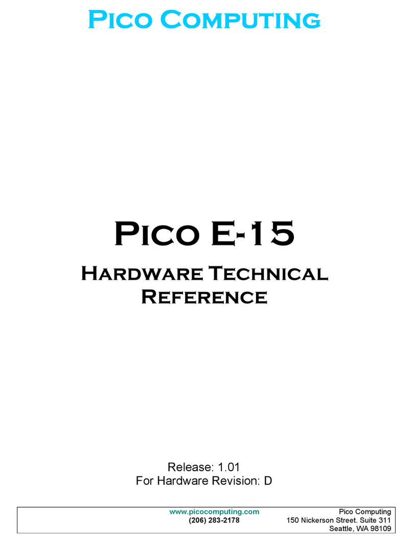 Pico Communications E-15 Technical reference