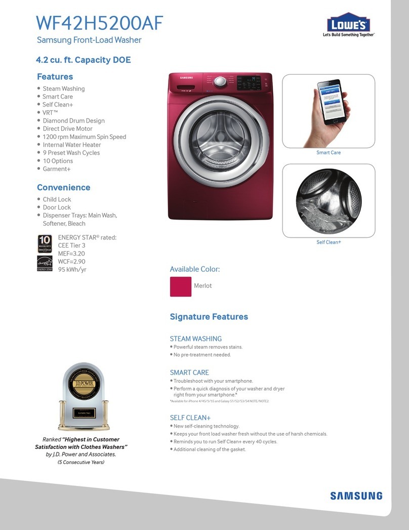 Samsung WF42H5200AF User manual