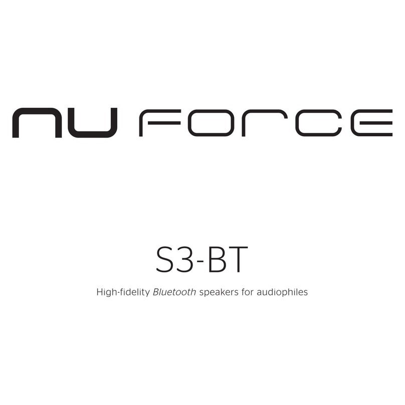 NuForce S3-BT User manual