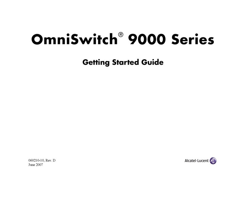Alcatel-Lucent OmniSwitch 9000 Series User manual