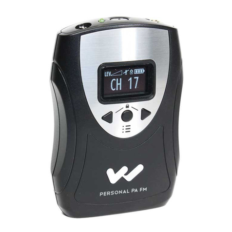 Williams Sound Transmitter T36 Instructions for use and care