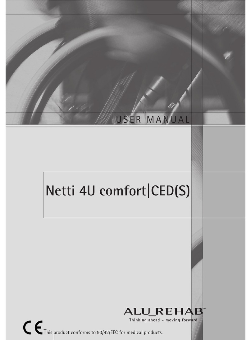 Alu Rehab Netti 4U comfort CED User manual