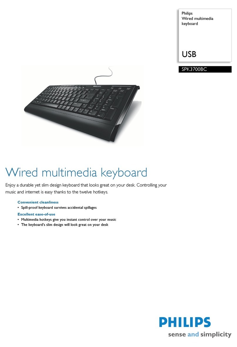 Philips SPK3700BC User manual