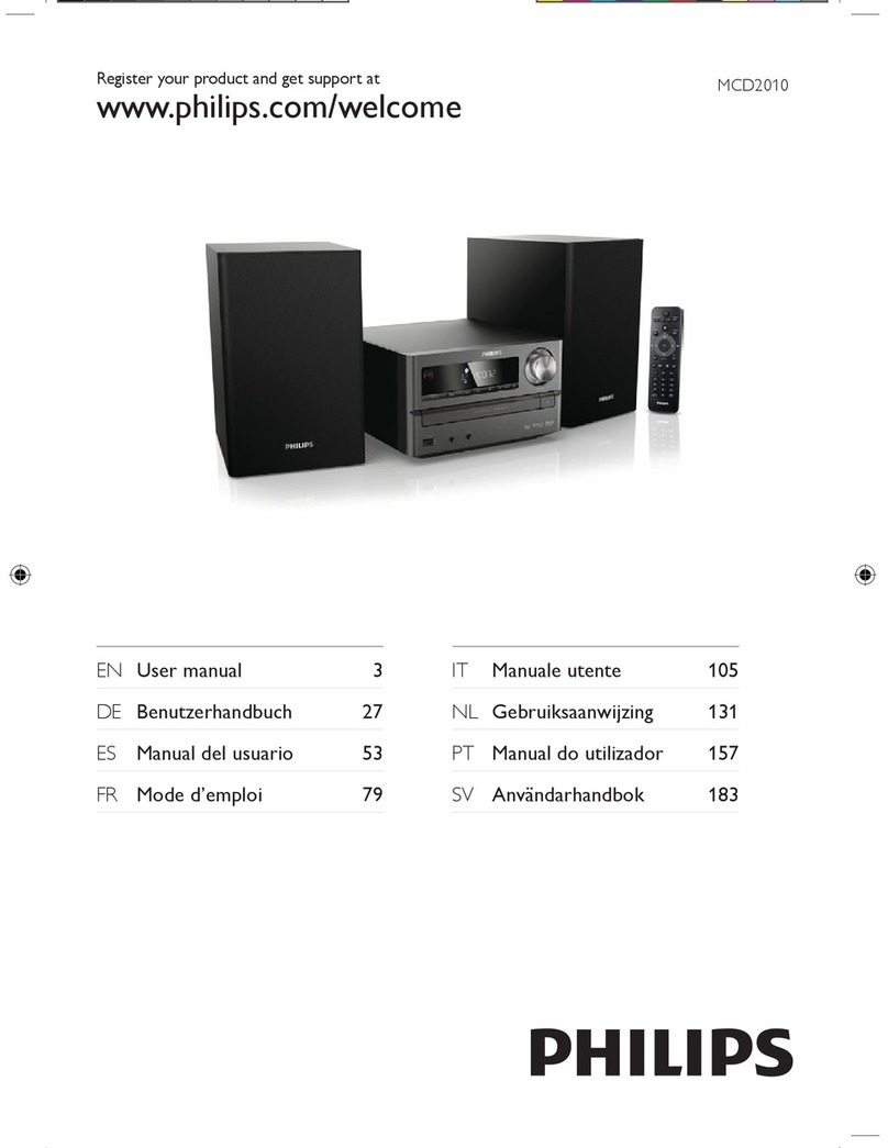 Philips MCD2010 user manual