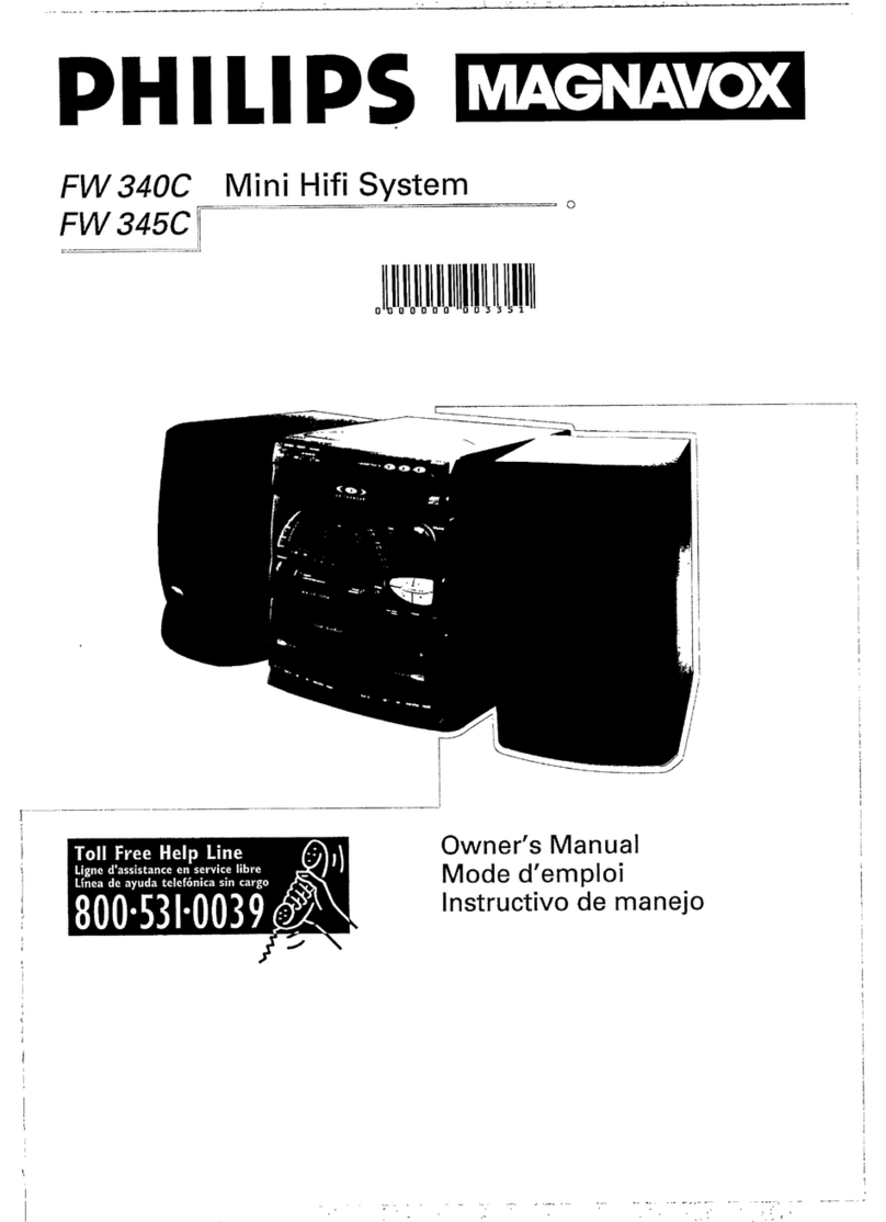 Magnavox FW 345C User manual