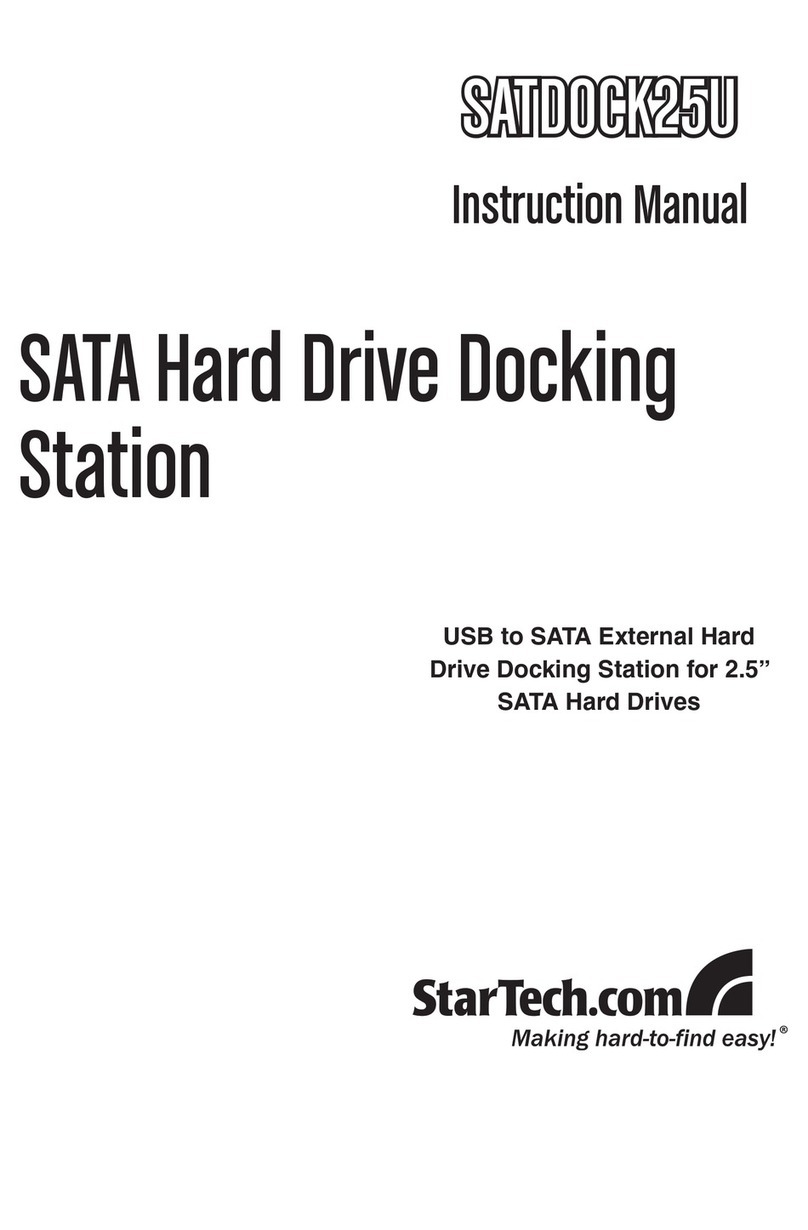 StarTech.com SATDOCK25U User manual