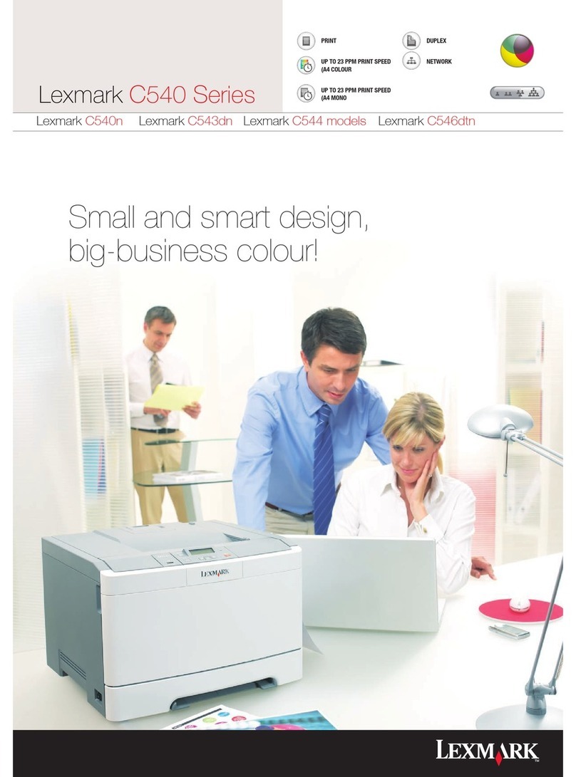 Lexmark C 540n User manual