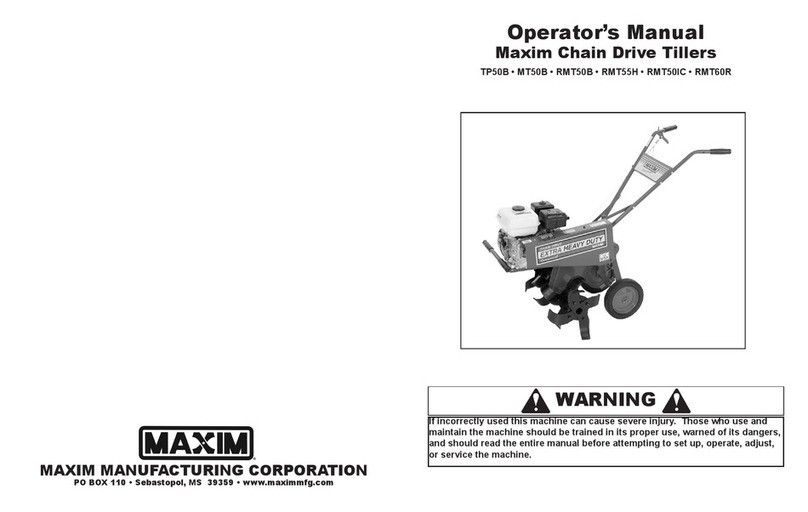 Maxim RMT55H Operator's manual