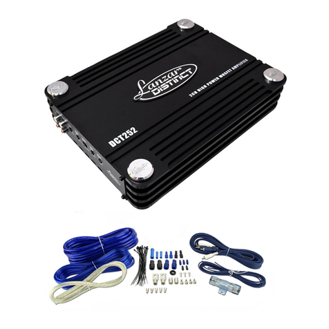 Lanzar Distinct DCT202 User manual
