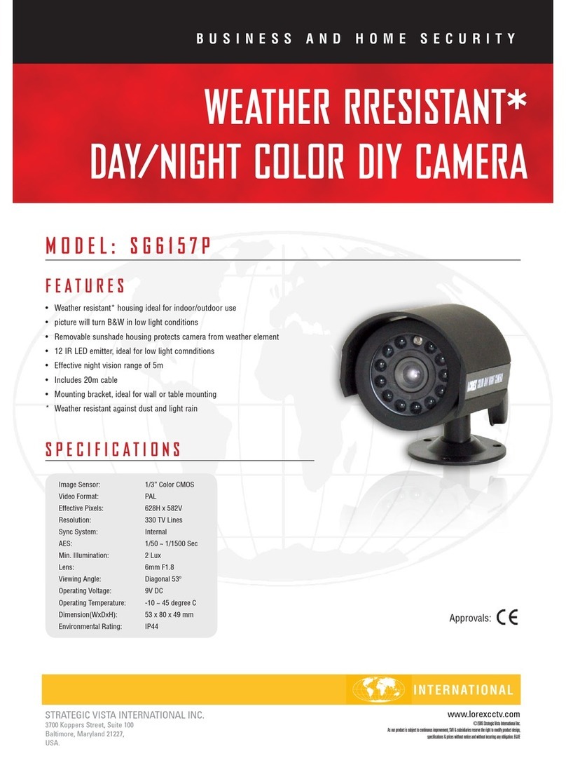 Lorex SG6157P Specifications