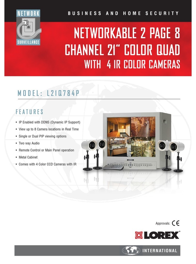 Lorex L21Q784P User manual