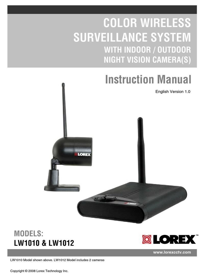 Lorex LW1012 Series User manual