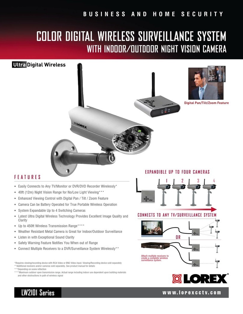 Lorex LW2101 series User manual