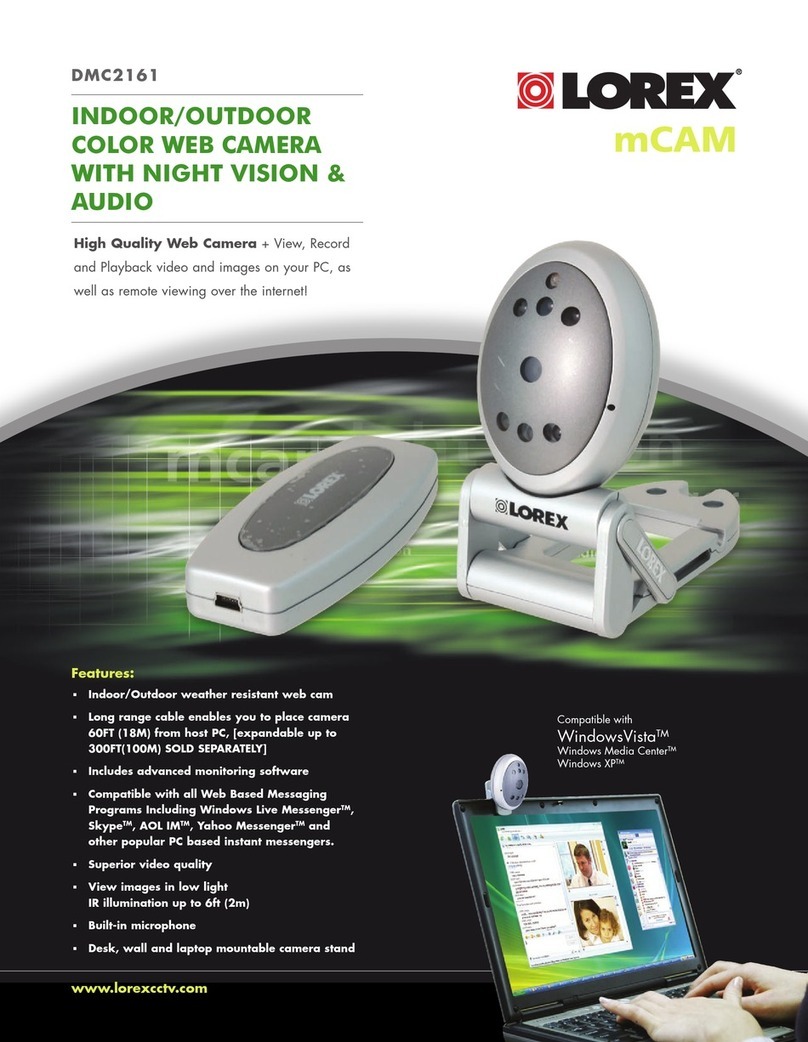 Lorex DMC2161 Specifications