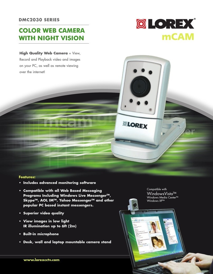 Lorex DMC2030 Series Specifications