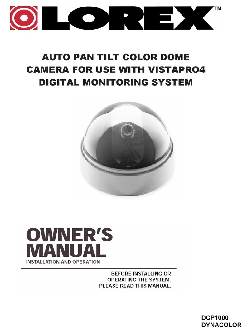 Lorex DCP1000 User manual Lorex DCP1000 User manual