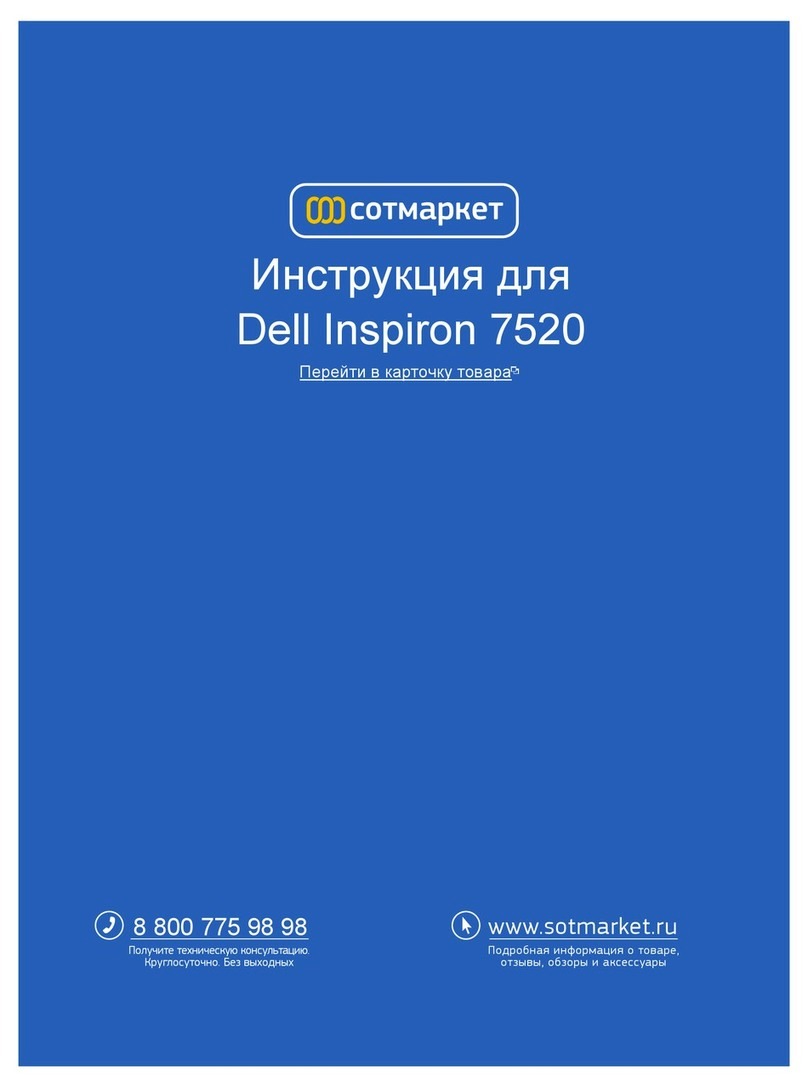 Dell Inspiron Inspiron 15R User manual