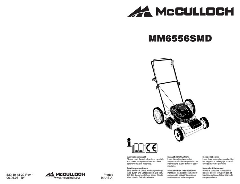 McCulloch MM6556SMD User manual