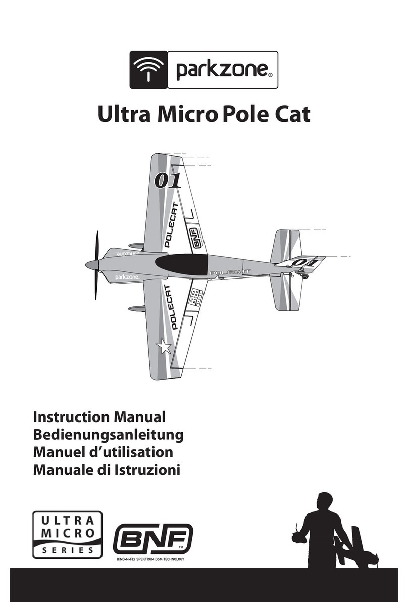 PARKZONE Ultra Micro Pole Cat User manual