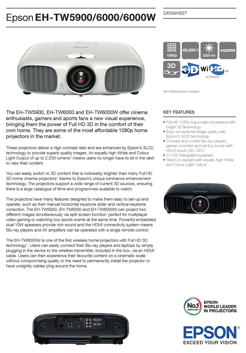 Epson EH-TW5900 User manual