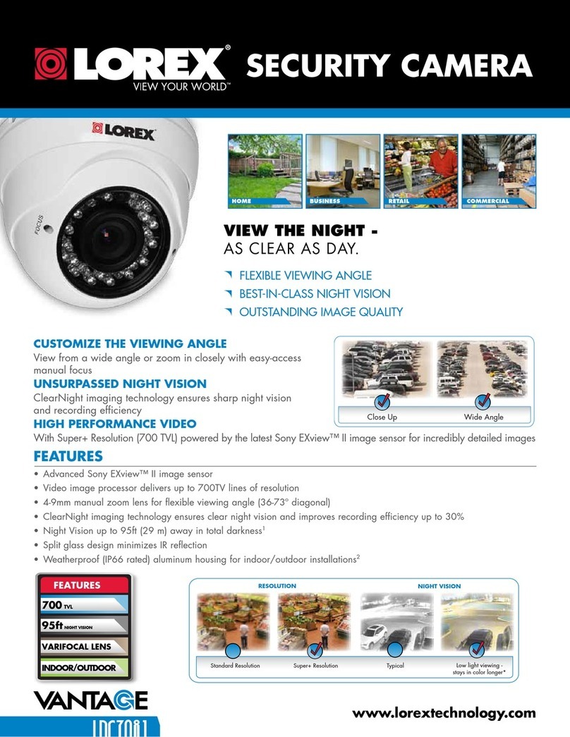 Lorex LDC7081 User manual