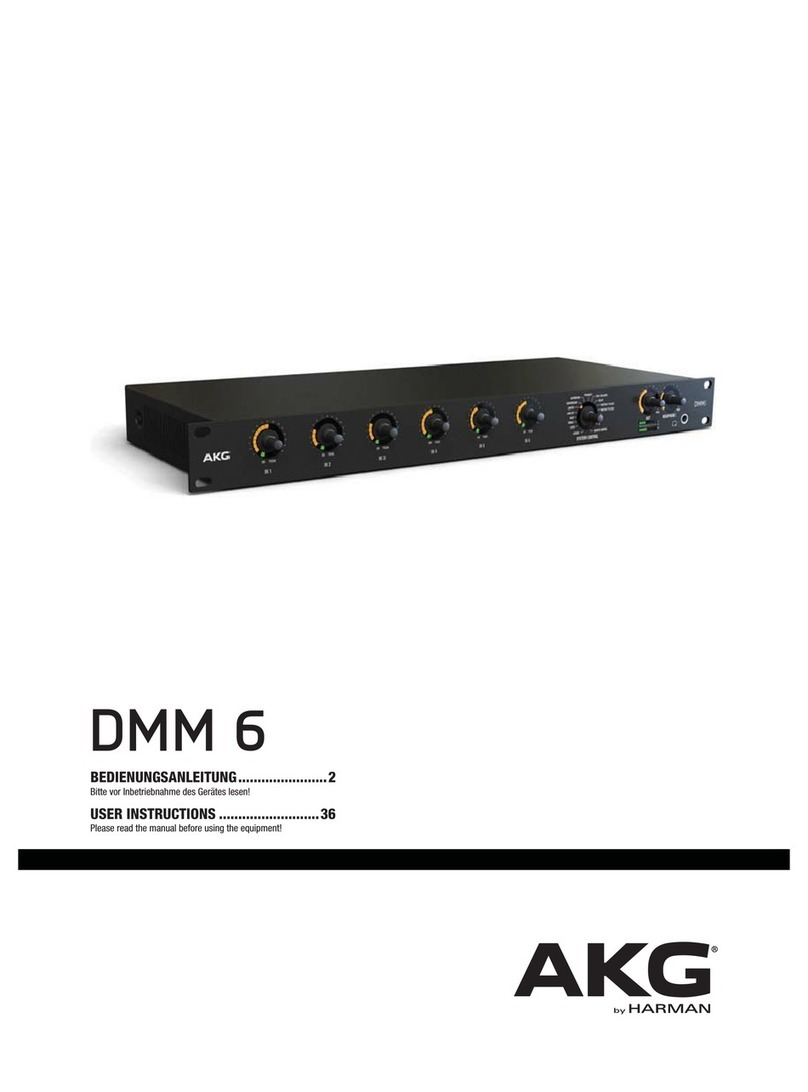 AKG DMM 6 User instructions