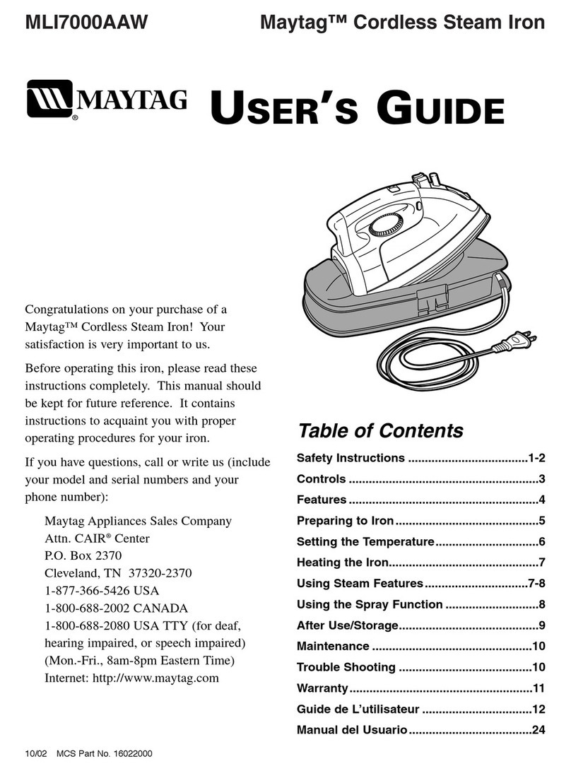 Maytag MLI7000AAW user guide