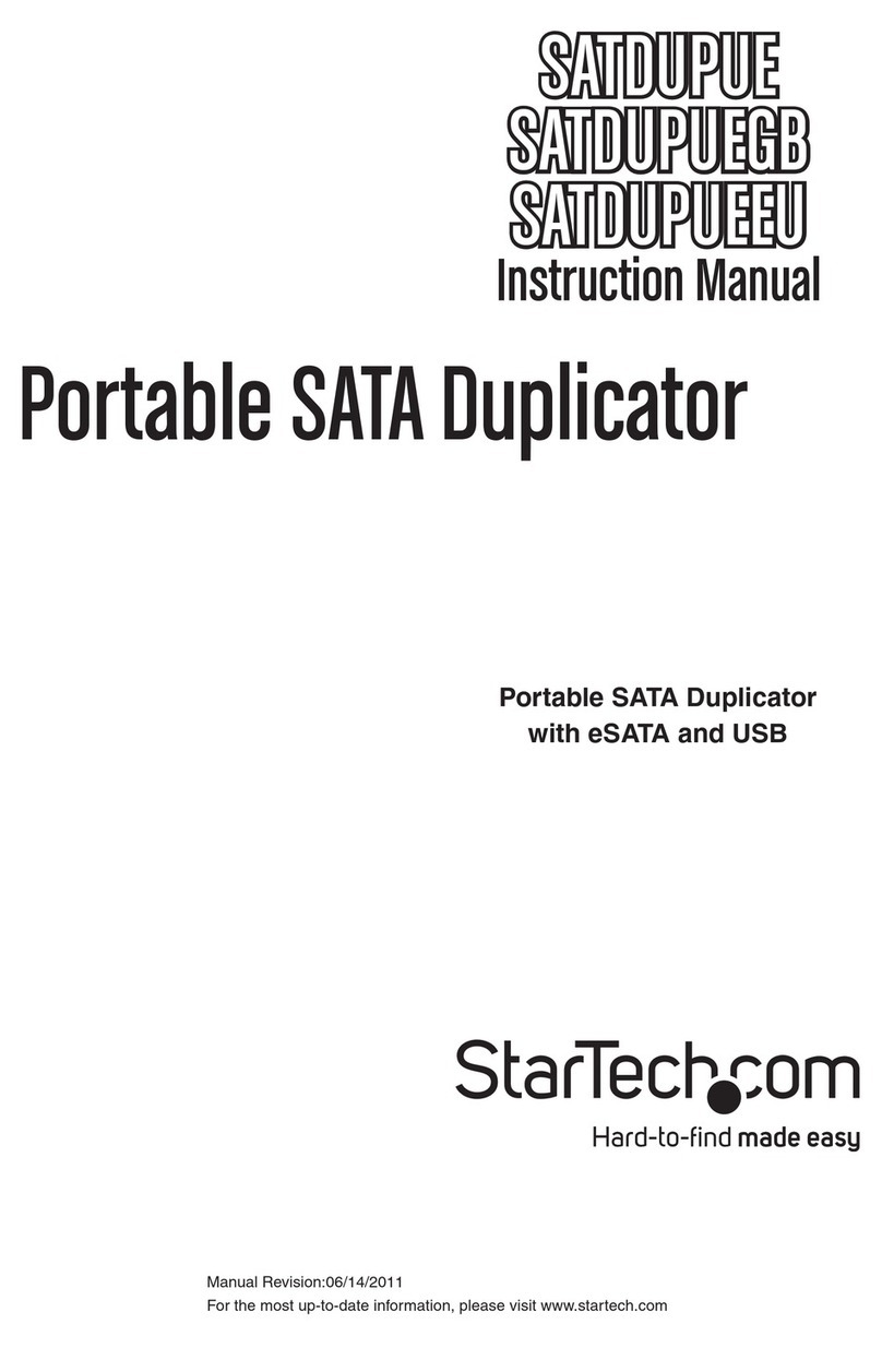 StarTech.com SATDUPUE User manual StarTech.com SATDUPUE User manual