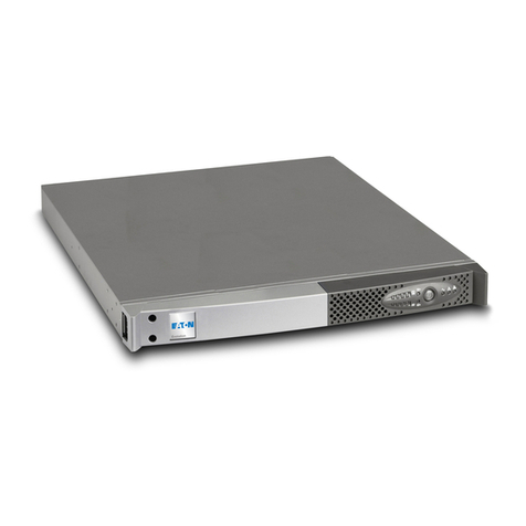 Eaton Evolution 650 Installation and user manual Eaton Evolution 650 Installation and user manual