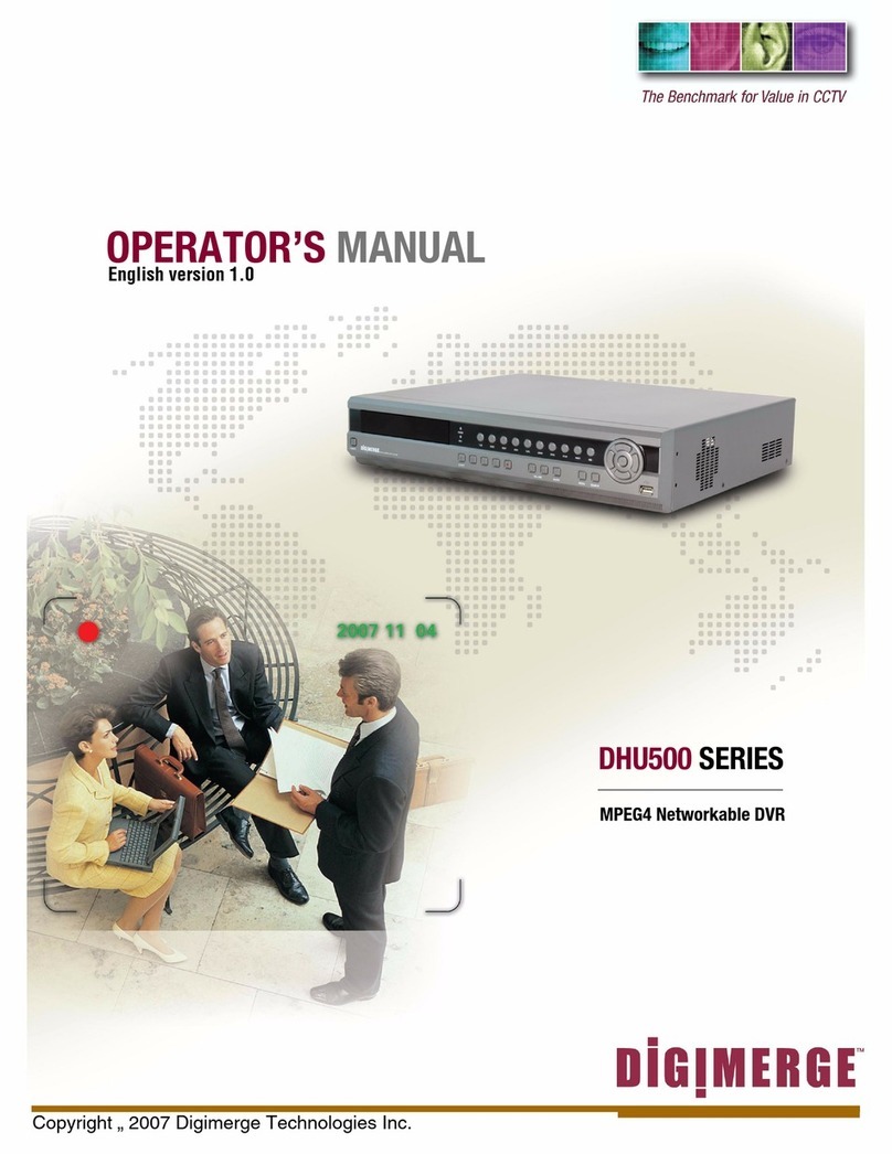 Digimerge DHU500 User manual