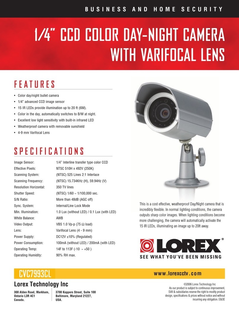 Lorex CVC7993CL User manual