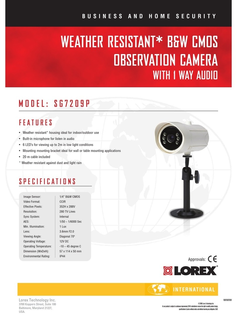 Lorex SG7209P User manual