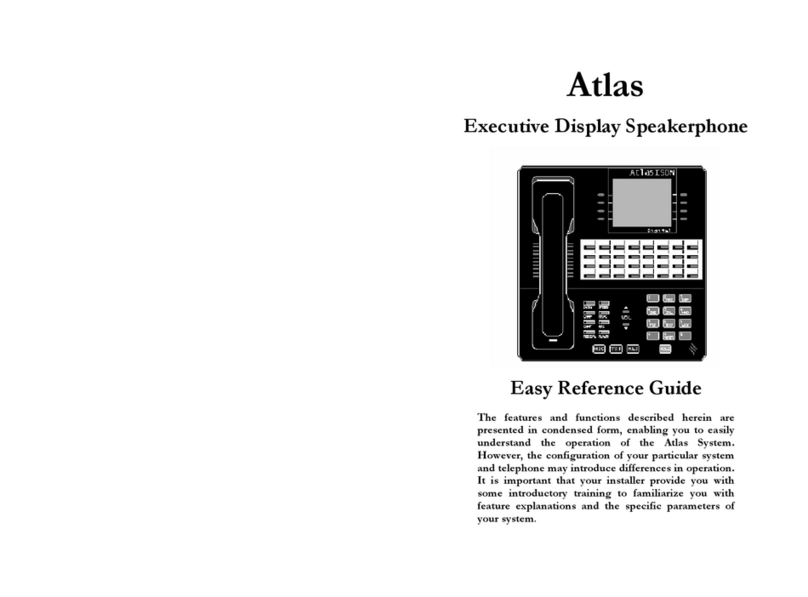 Atlas Executive Display Speakerphone Easy reference guide