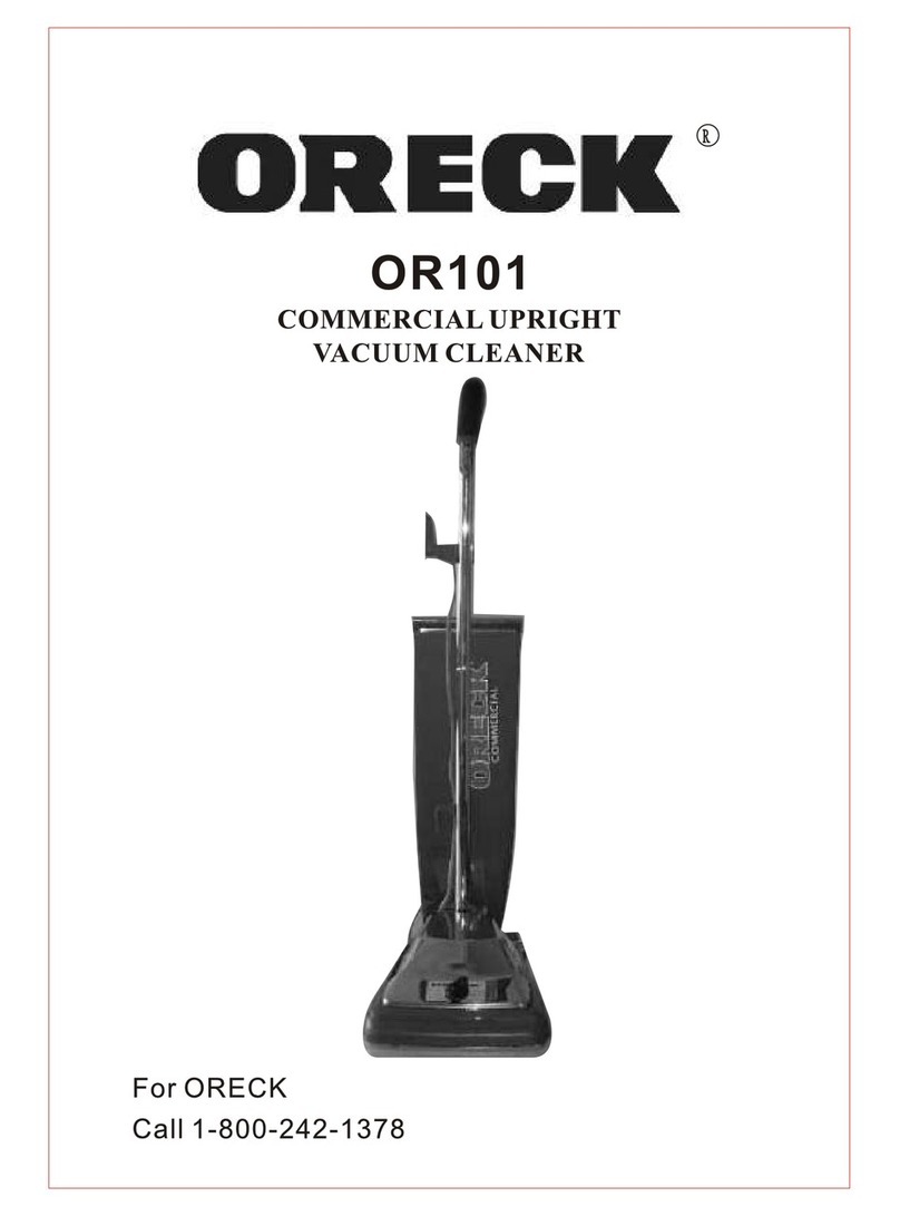 Oreck OR101 User manual