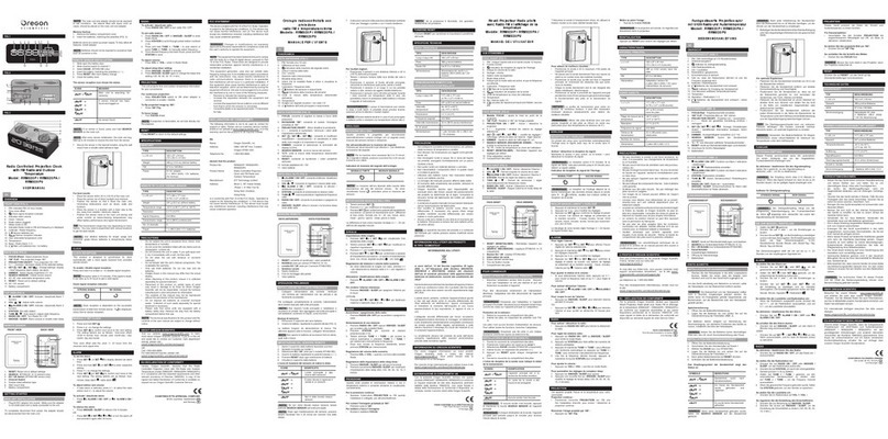 Oregon Scientific RRM320P user manual