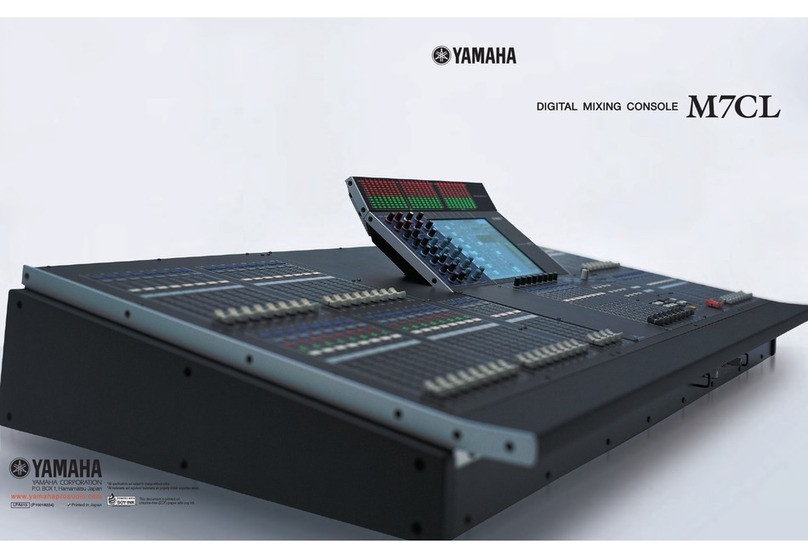 Yamaha M7CL StageMix V1.5 Brochure & specs