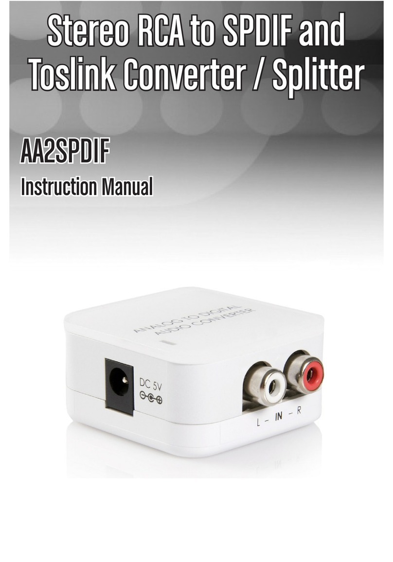 StarTech.com AA2SPDIF User manual