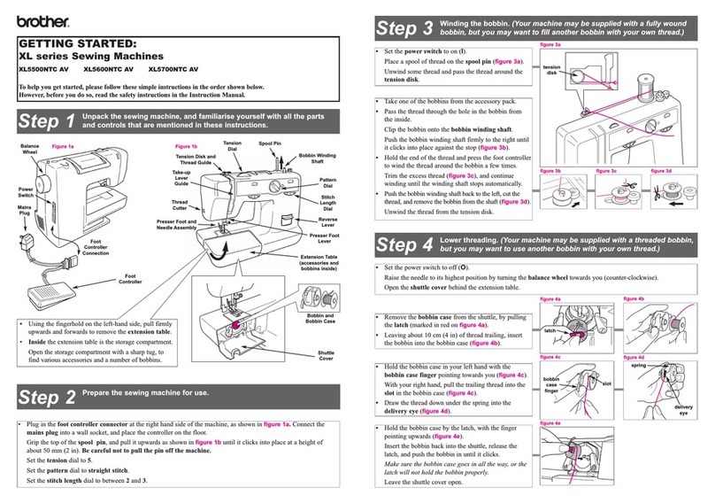 Brother XL5500NTC AV User manual