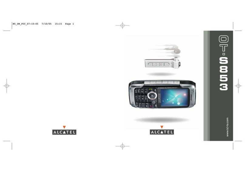 Alcatel OT-S853 User manual