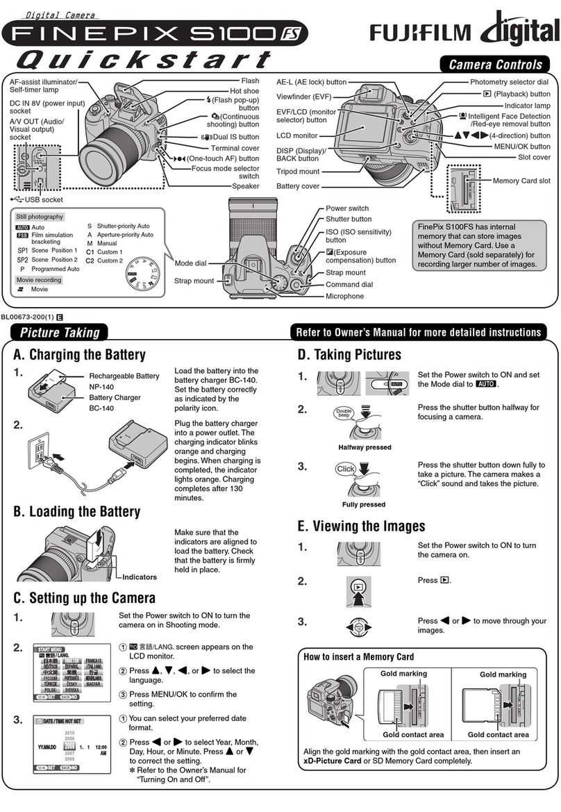 FujiFilm Finepix S100FS quick start