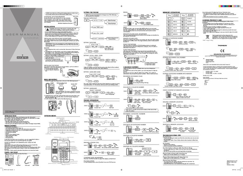 Alcatel TEMPORIS 55-CE user manual