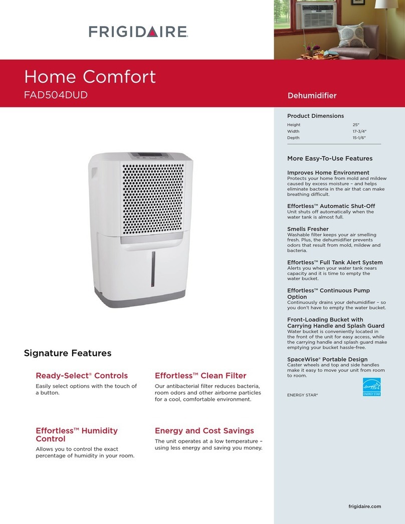 Frigidaire FAD504DUD User manual