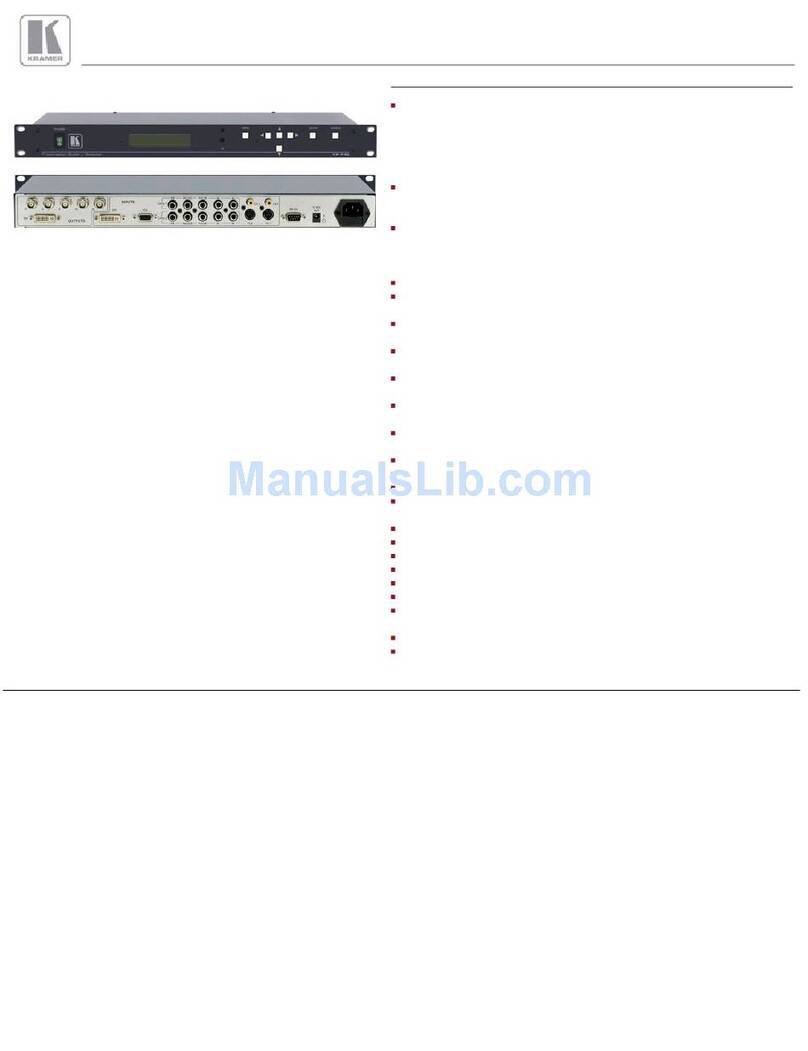 Kramer VP-740 ProScale User manual