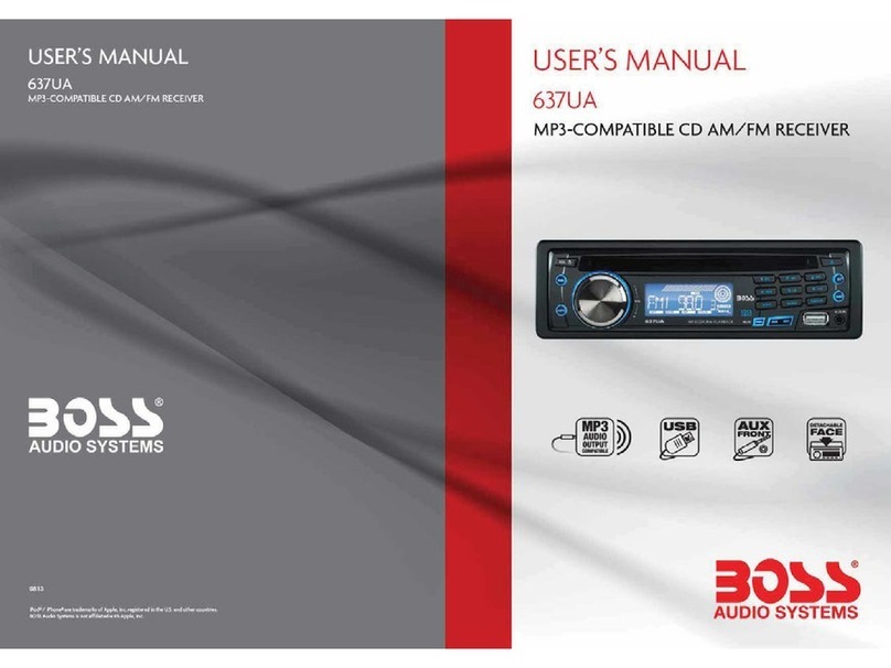 Boss Audio Systems 637UA user manual